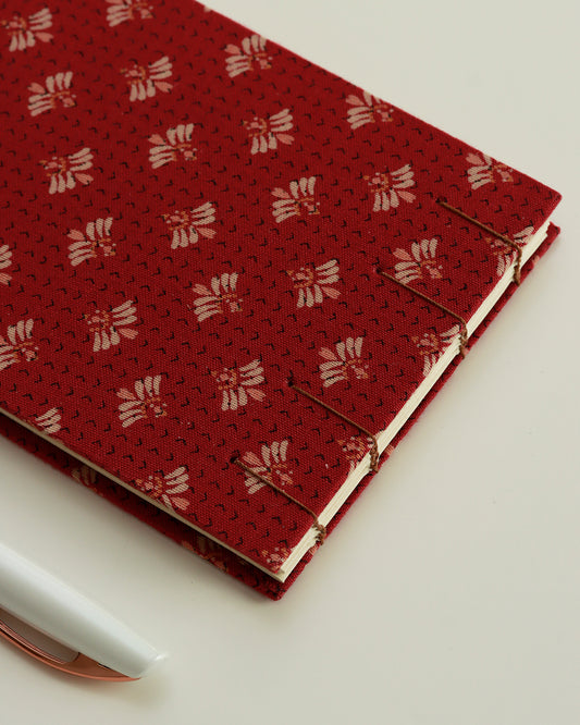 Quaderno tascabile Refashion marrone (elastico)