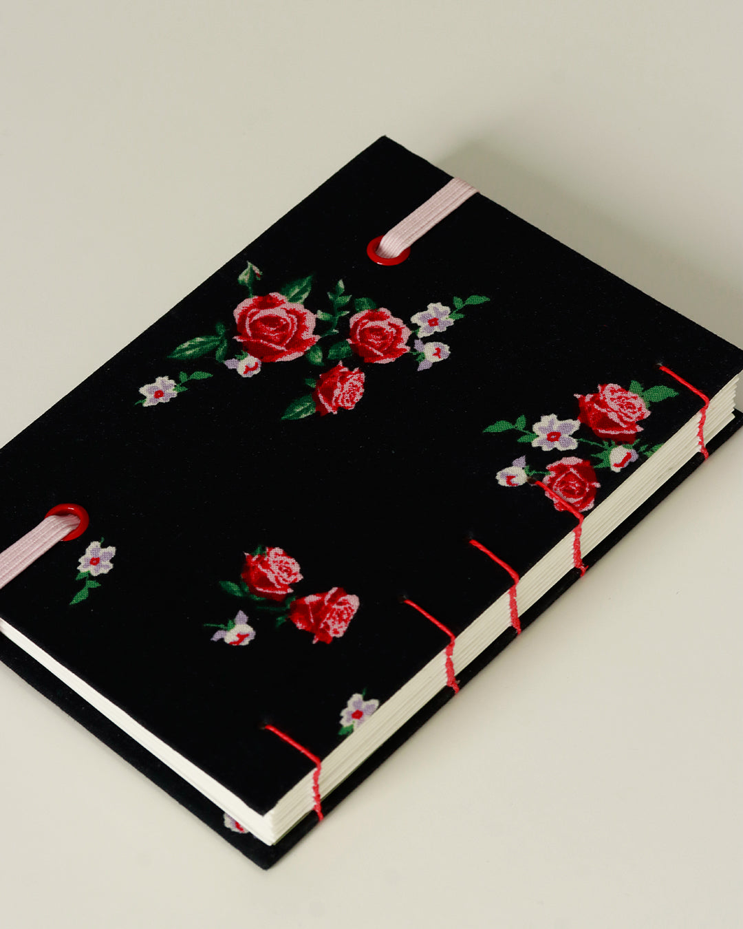 Agenda delle ricorrenze - rose (copta con elastico)