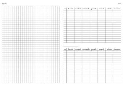 Maxi agenda pianificatrice perpetua mosaico spagnolo (copta)