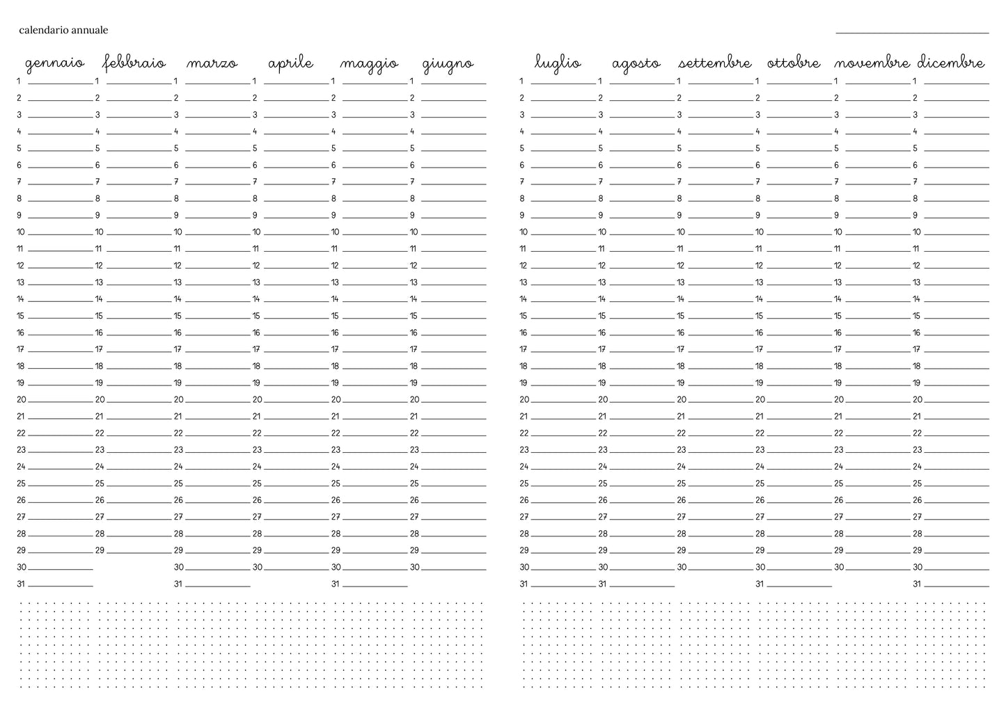 Maxi agenda pianificatrice perpetua mosaico spagnolo (copta)