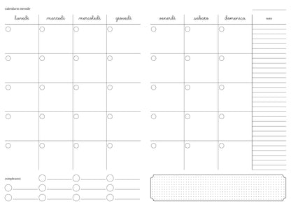 Maxi agenda pianificatrice perpetua mosaico spagnolo (copta)