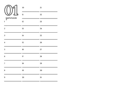Agenda delle ricorrenze coniglietti tra narcisi e primule (dorso arrotondato)